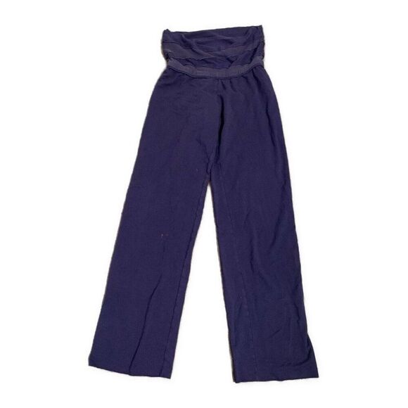 Splendid Sleep Pajama Womens Solid Navy Blue Pants Xs - Picture 1 of 6